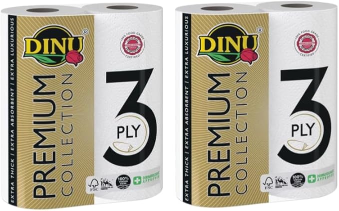 Dinu Premium 3 Ply Kitchen Towels X 2
