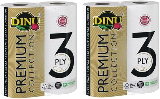 Dinu Premium 3 Ply Kitchen Towels X 2