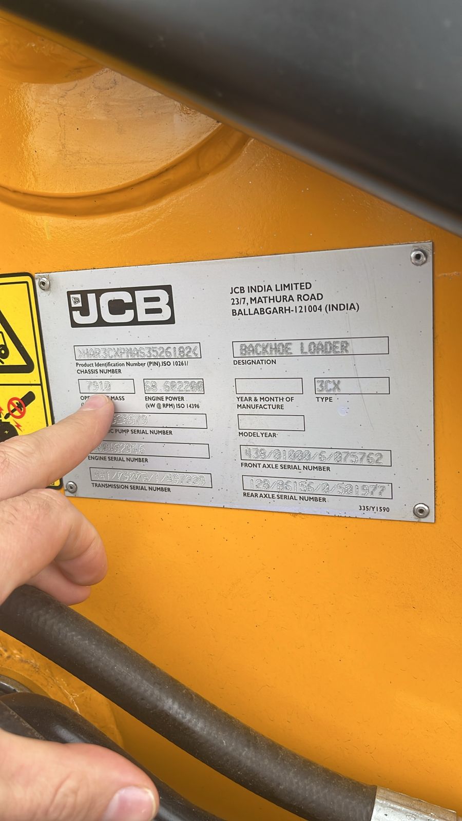 JCB 3CX PLUS BACKHOE LOADER